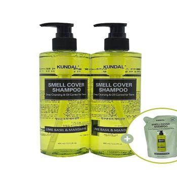 쿤달 올데이 스멜커버 청소년 샴푸 라임 바질 앤 만다린 400ml 2개 + 리필 SH S46124748이미지입니다. 누르면 해당 게시물로 새창이동합니다.