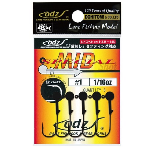도히토미 ODZ ZH-14K 미드 스페셜샷 지그헤드_이미지