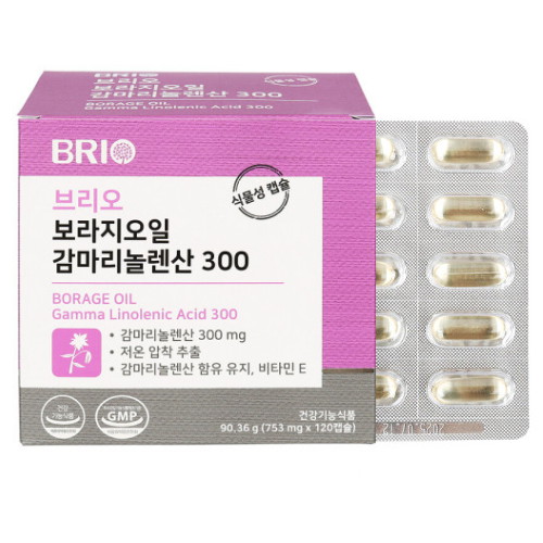 브리오 보라지오일 감마리놀렌산 300 120캡슐 (1개)