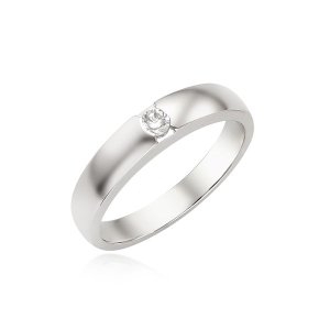 미꼬 드봉 18K 남성반지 0.1ct R0338-01