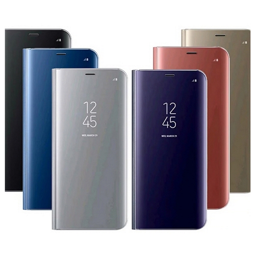 수나르 갤럭시A56 정품스타일 스탠딩 미러플립 케이스