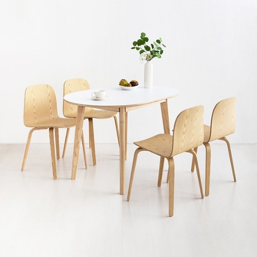 마켓비 RAMIRA 라운드형 HPL 식탁 1200 (TOOPAK의자4개)_이미지