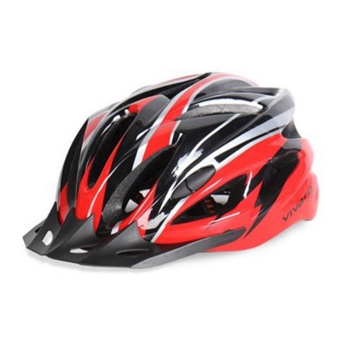 비바스포츠 비바로 자전거 써니 헬멧 (레드블랙)_이미지