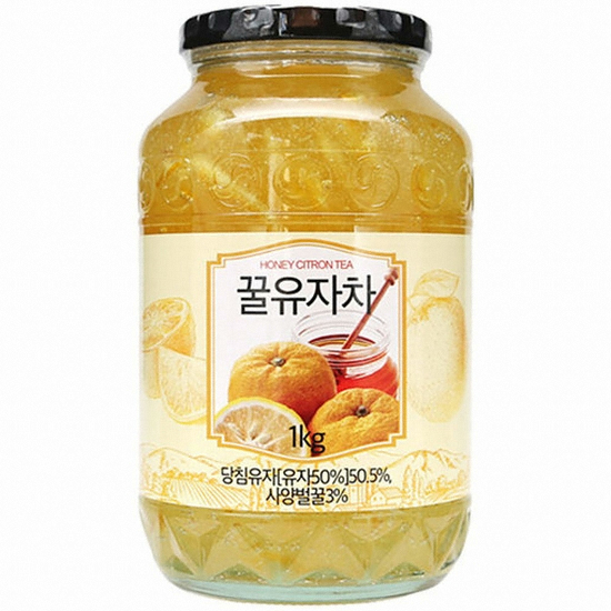 초록원 꿀유자차 1kg (1개)_이미지