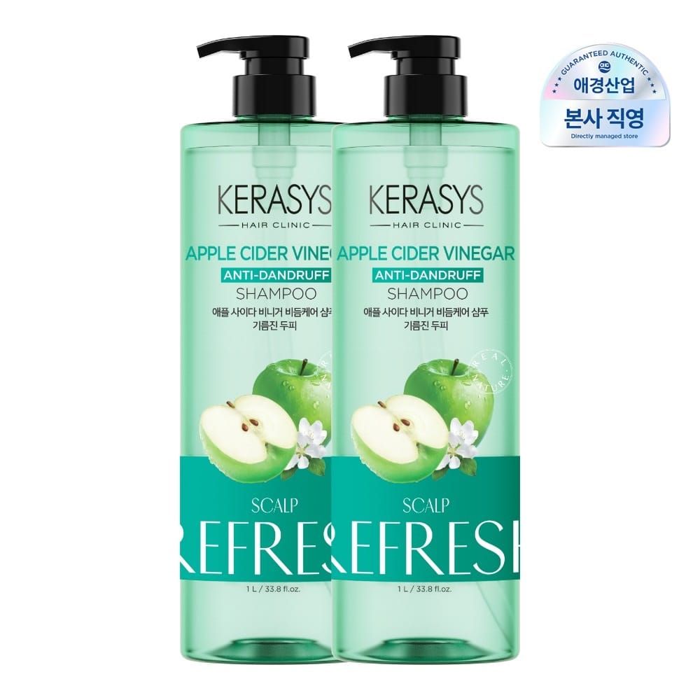 케라시스 애플사이다비니거 비듬케어 샴푸 1000ml (2개)_이미지