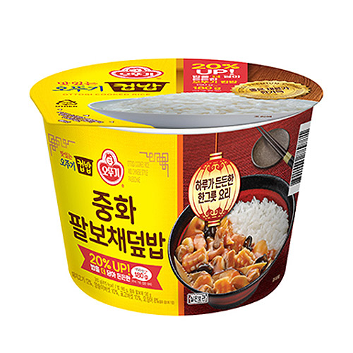 오뚜기 맛있는 오뚜기 컵밥 중화 팔보채덮밥 310g (12개)_이미지