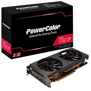 PowerColor 라데온 RX 5700 XT D6 8GB 백플레이트