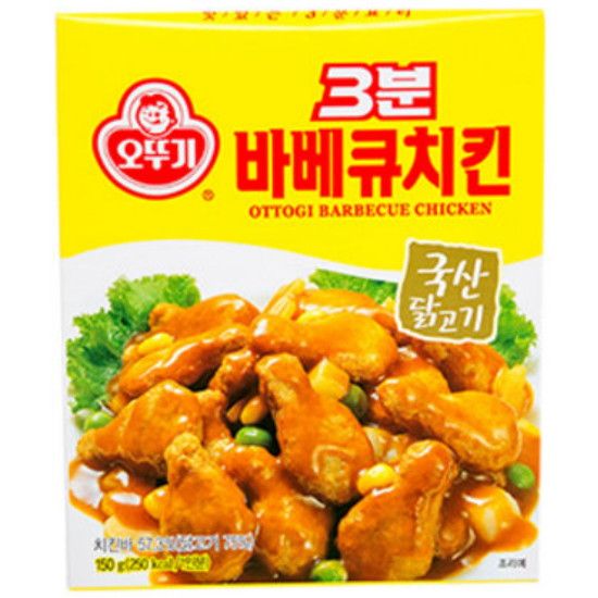 오뚜기 3분 바베큐치킨 150g (12개)_이미지