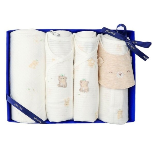 해피랜드F&C 압소바 새싹곰 오가닉 출산 4종세트 E1A1A10909