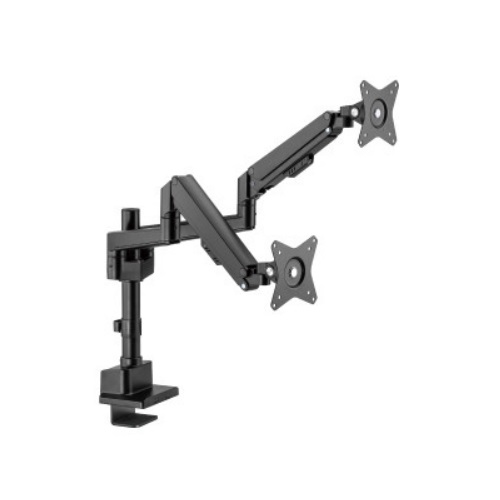 스탠다드 모니터암 슬림 폴 듀얼