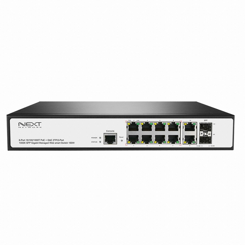 이지넷유비쿼터스 넥스트 NEXT-POE4012L2-SFP PoE 스위치허브_이미지