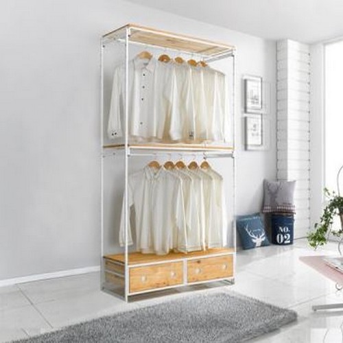 아름이와다움이 맥스 와이드 1단서랍 2단행거 1566