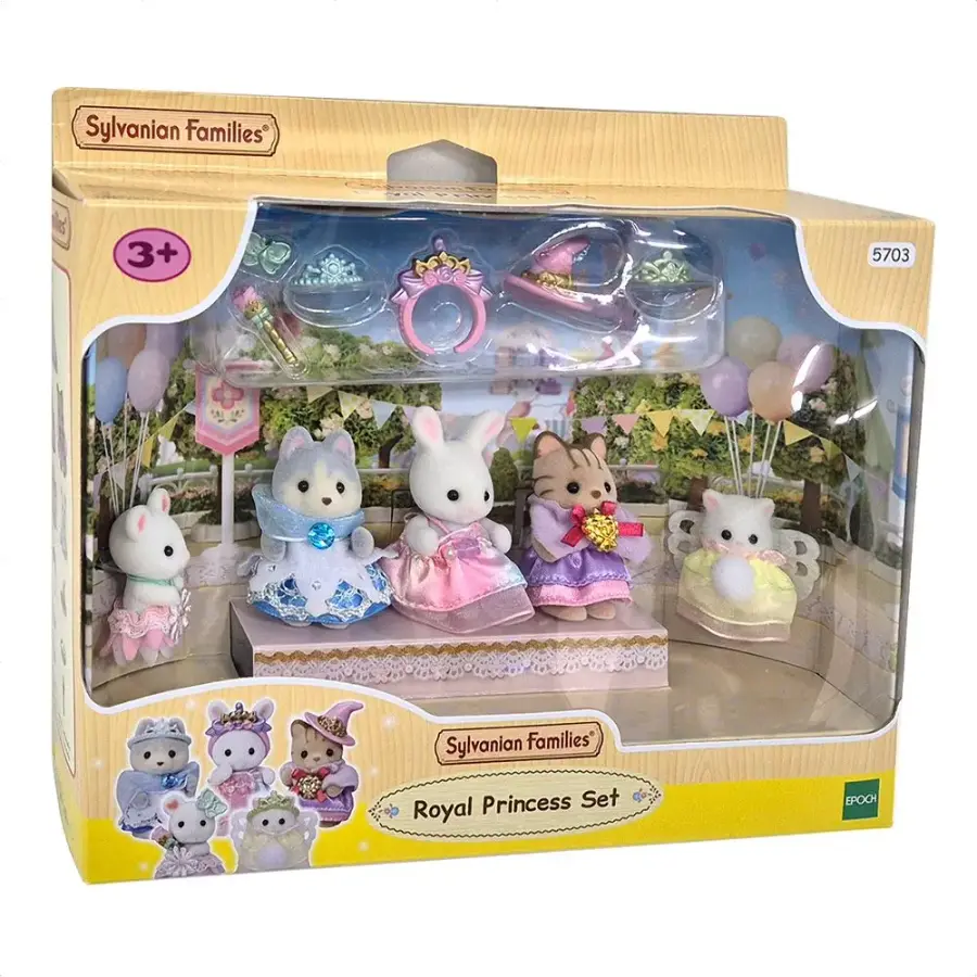 실바니안 패밀리 베이비 프린세스 세트 어린이 동물 인형 장난감 선물 AAJ767_이미지