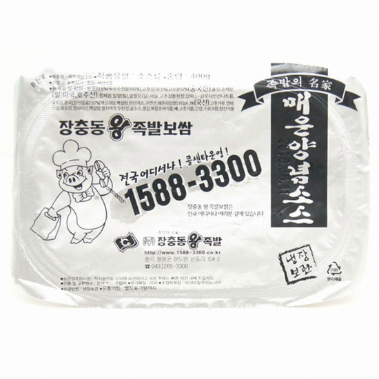 장충동왕족발 매운양념소스 400g (1개)_이미지