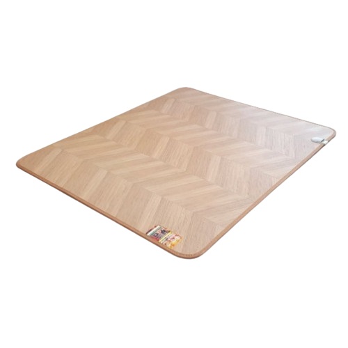 한솔의료기 명품 우드 헤링본 카페트매트 (2인용, 150x183cm)_이미지