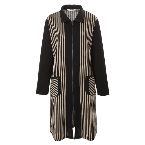 몬테밀라노 스트라이프 카라 롱자켓 MK406J2976_이미지