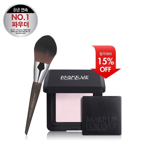 메이크업포에버 HD SKIN 퍼펙팅 프레스드 파우더 10g + 128 브러쉬_이미지