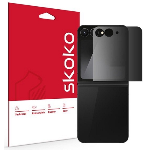 스코코  갤럭시Z 플립7 FE 사생활보호 전면 외부 액정보호필름 (액정 2매)