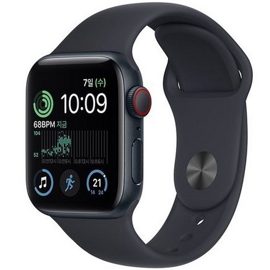 APPLE 워치 SE 2세대 40mm Cellular 미드나이트 알루미늄이미지입니다. 누르면 해당 게시물로 새창이동합니다.