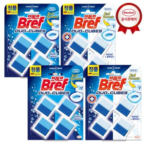 브레프 듀오큐브 오션 50g 4개입 (4개)_이미지