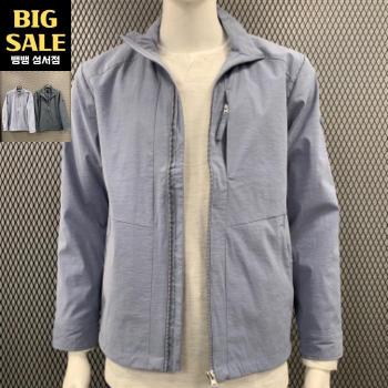 HC04 봄 남 하이넥 안감 무지 집업 점퍼 카라 가슴지퍼 캐주얼 아우 S30947408