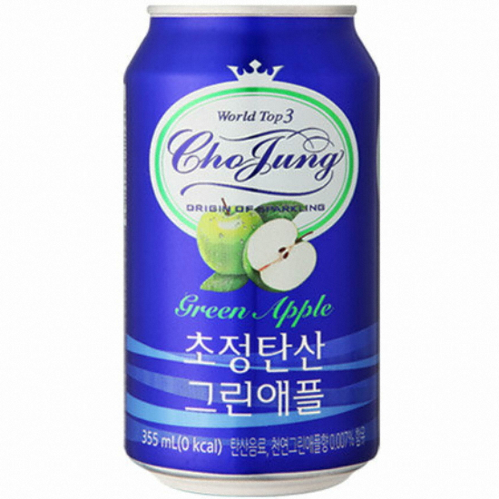 일화 초정탄산수 그린애플 355ml (24개)