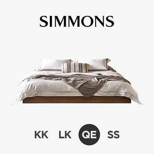 시몬스 탠 슬릭헤드 침대 Q 하드 타입