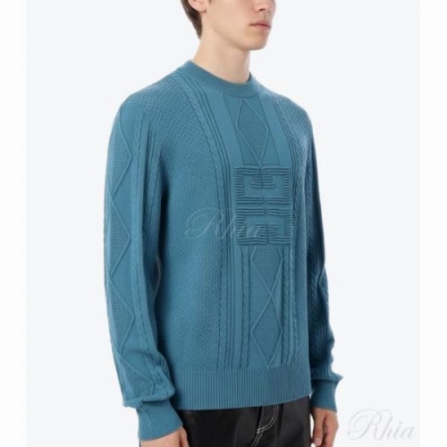 지방시 스웨터 BM90RY4YJP495 STEEL BLUE DOM