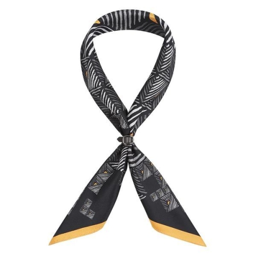 실크 100 정사각스카프 블랙 OKF1ACSC101K1