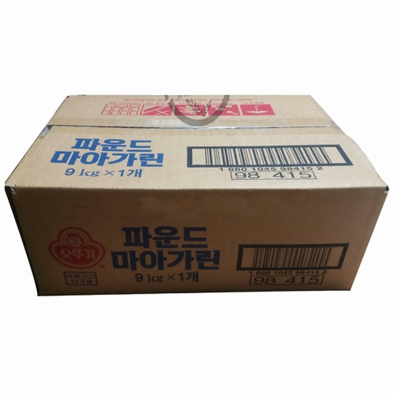 오뚜기 파운드 마가린 9kg (1개)