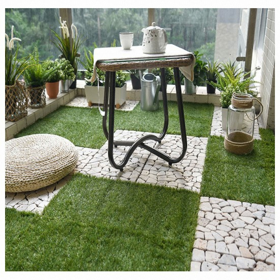 비카 나인윌 잔디 데크타일 25T (9장, 30cm x 30cm)_이미지
