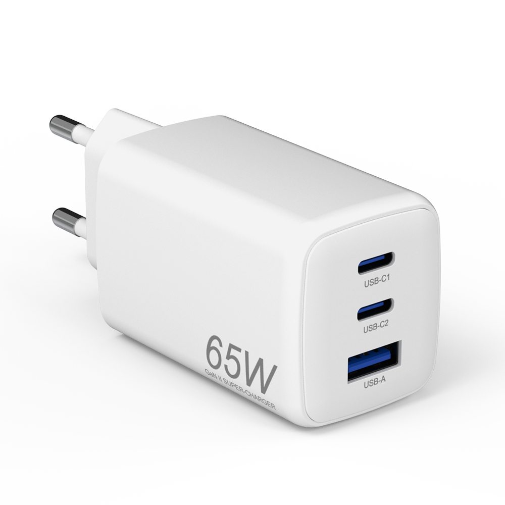이지넷유비쿼터스 넥스트유 PD PPS 65W 플러온 G1 3포트 USB GaN 초고속 충전기_이미지