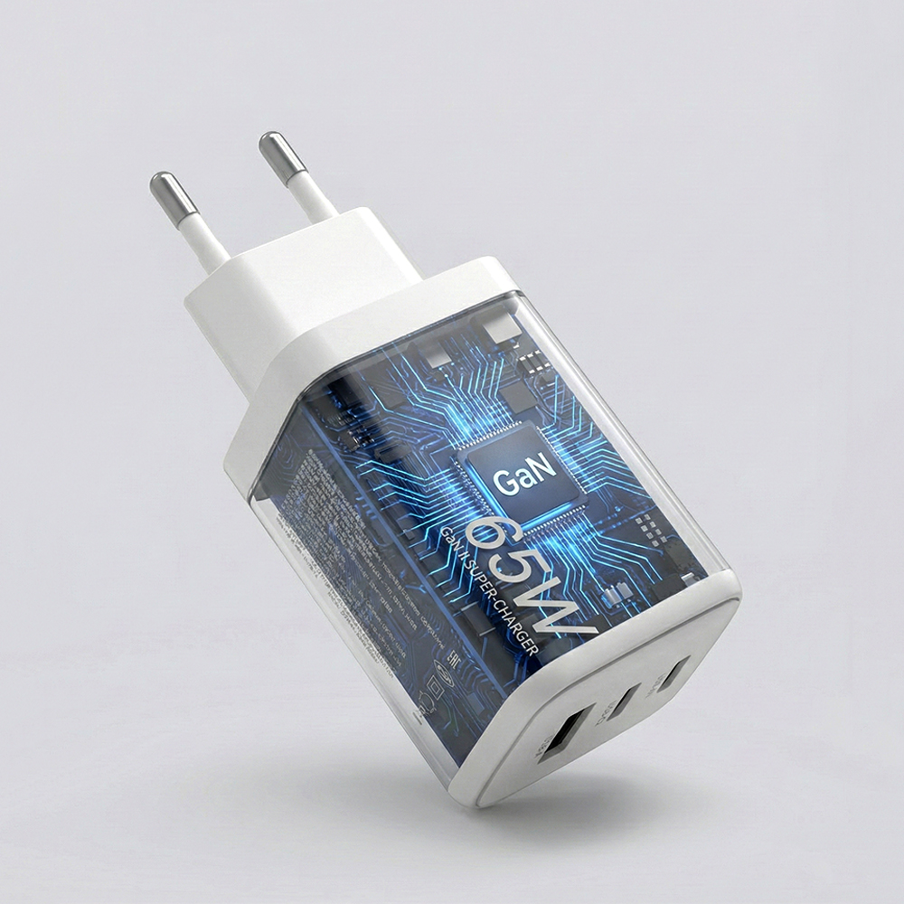 이지넷유비쿼터스 넥스트유 PD PPS 65W 플러온 G1 3포트 USB GaN 초고속 충전기_이미지