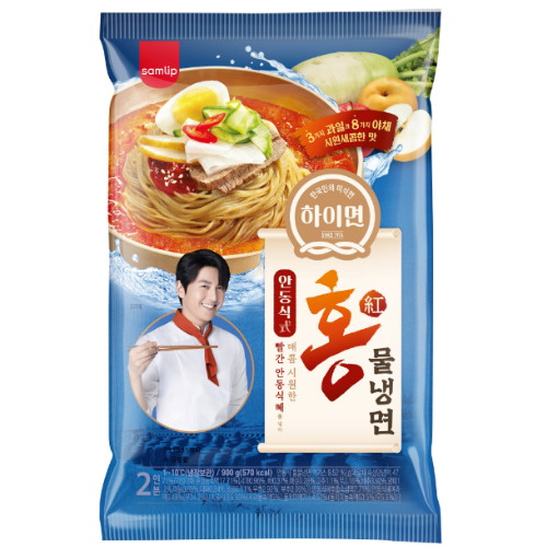 SPC삼립 하이면 안동식 홍 물냉면 900g (1개)_이미지