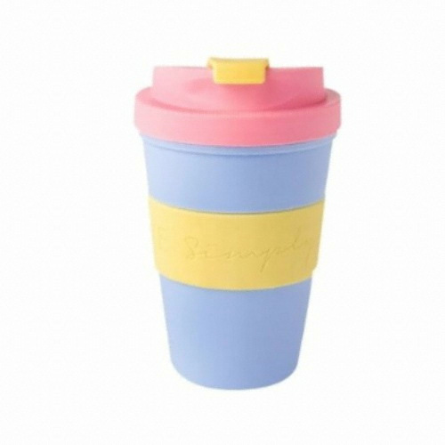 아트박스 ㅤmatt coffee cup 핑크블루 350ml_이미지