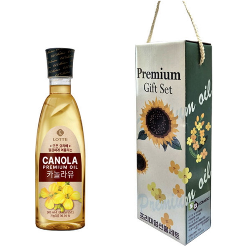 롯데푸드 프리미엄 카놀라유 500ml 세트 (1개)_이미지