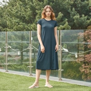 Lipbbam 바이 크레오라 디프리 아트웍 패턴 롱 원피스 LDM49BE01