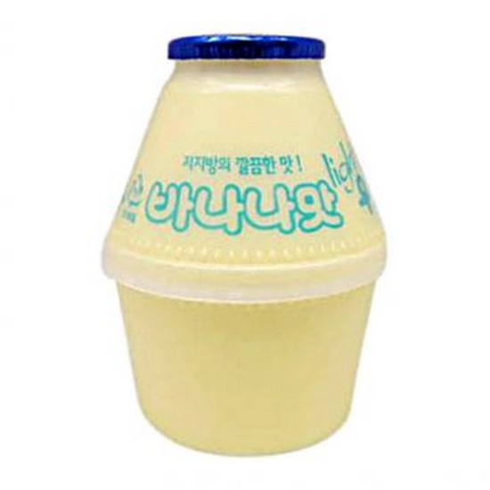 빙그레 바나나맛 라이트 우유 240ml (8개)_이미지