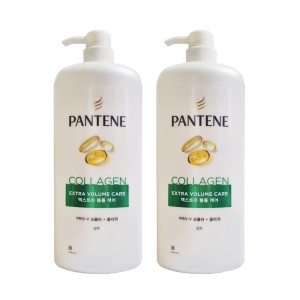 한국P&G 팬틴 콜라겐 엑스트라 볼륨 케어 샴푸 1200ml (2개)_이미지