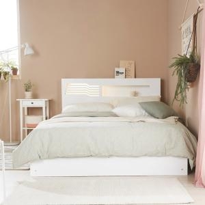 파로마 레아 멀티수납 LED침대 Q (6회전본넬스프링)_이미지