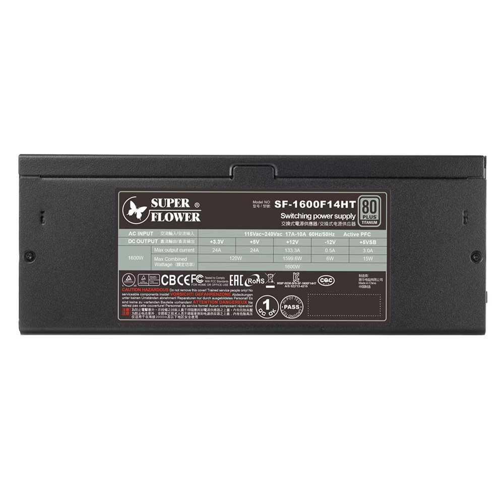 SuperFlower SF-1600F14HT LEADEX TITANIUM ATX3.1