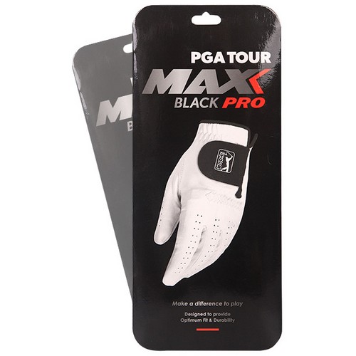 PGA투어 맥스 블랙 프로 골프장갑 (5개)_이미지