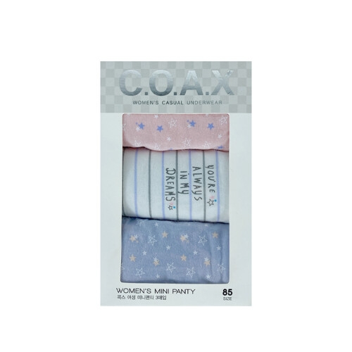 태창 여성 콕스 면스판 팬티 3매 T1YK72C04C_99_이미지