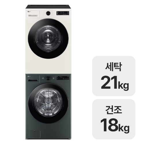 LG전자 트롬 오브제컬렉션 FG21GN + RG18EN이미지입니다. 누르면 해당 게시물로 새창이동합니다.