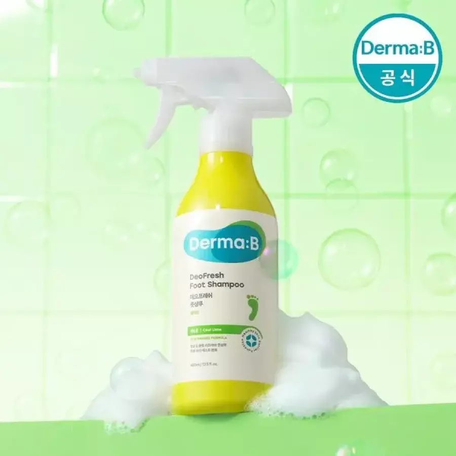 더마비 데오프레쉬 풋 샴푸 쿨라임 400ml (2개)_이미지