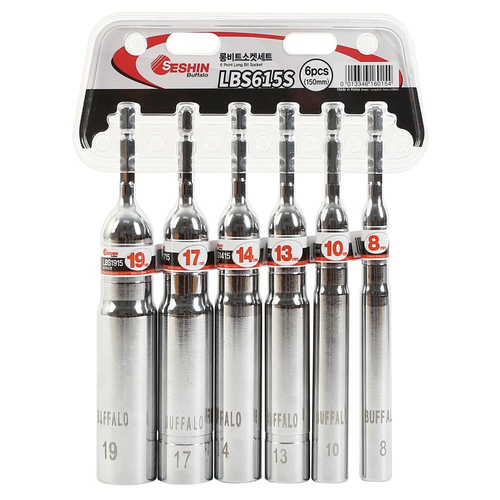 세신버팔로 롱비트 소켓 세트 LBS615S (6pcs)