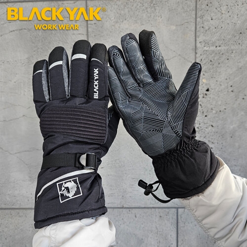 블랙야크 패딩장갑 방한장갑 스키 보드 자전거 겨울장갑 방수_이미지