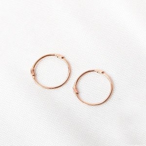 미니골드 베이직 실 링 귀걸이 12mm EONM41343_이미지