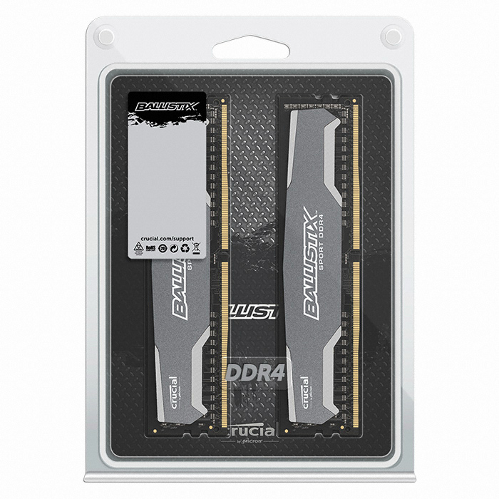 ����ũ�� Crucial Ballistix DDR4-2400 CL16 Sports ��Ű��