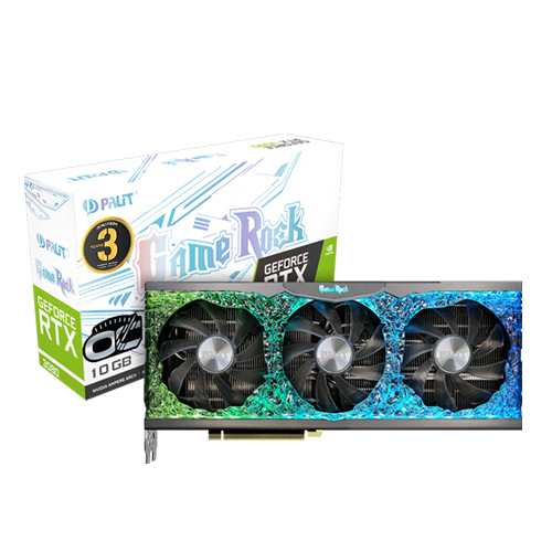 PALIT 지포스 RTX 3080 GAMEROCK OC D6X 10GB